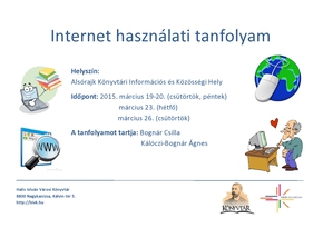 Internethasznlati tanfolyam, Alsrajk