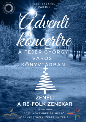 Re-Folk Zenekar adventi koncertje kisteleplsi knyvtrosok rszre